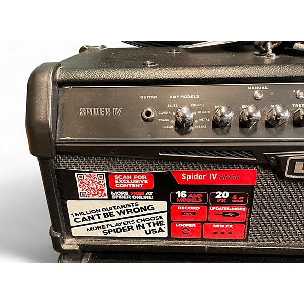 Used Line 6 Spider IV HD150 Solid State Guitar Amp Head