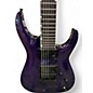 Used ESP SH7ET Transparent purple Solid Body Electric Guitar