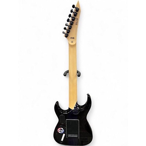 Used ESP SH7ET Transparent purple Solid Body Electric Guitar