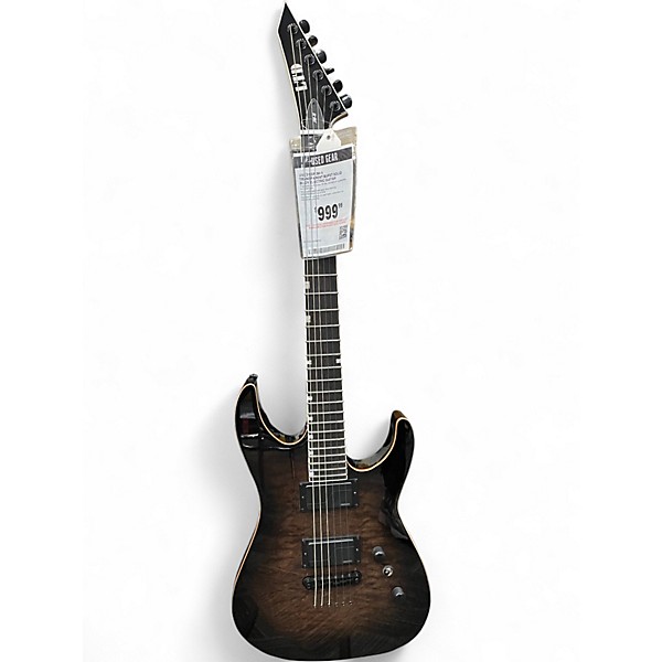 Used ESP JM-II Transparent Burst Solid Body Electric Guitar