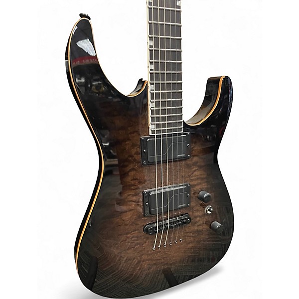 Used ESP JM-II Transparent Burst Solid Body Electric Guitar
