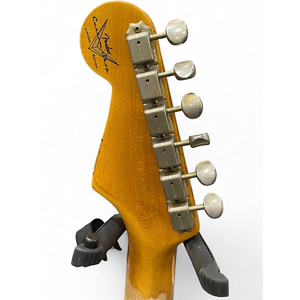 Used Fender CUSTOM SHOP STD 70TH ANNIVAERSARY 1954 HEAVY RELIC STRAT 2 Color Sunburst Solid Body Electric Guitar