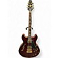 Vintage 1980s Aria TA-60 Burgundy Hollow Body Electric Guitar thumbnail