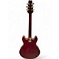 Vintage 1980s Aria TA-60 Burgundy Hollow Body Electric Guitar