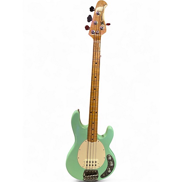 Used 2010 Ernie Ball Music Man Stingray Classic Deluxe 4 String Seafoam Green Electric Bass Guitar
