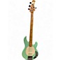 Used 2010 Ernie Ball Music Man Stingray Classic Deluxe 4 String Seafoam Green Electric Bass Guitar thumbnail