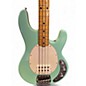Used 2010 Ernie Ball Music Man Stingray Classic Deluxe 4 String Seafoam Green Electric Bass Guitar