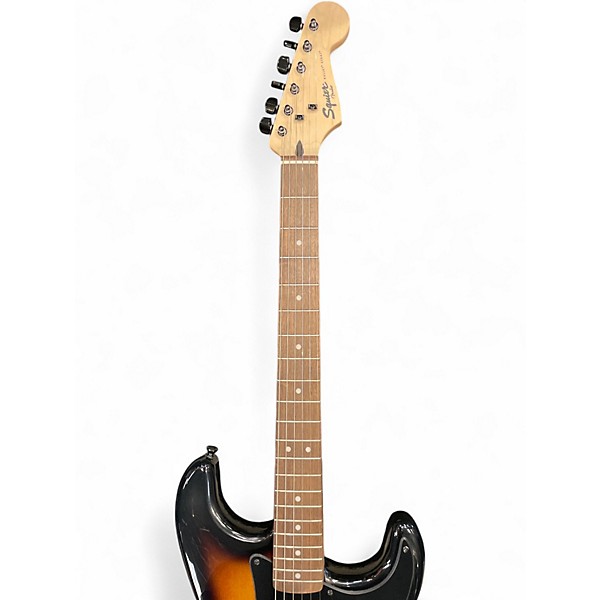 Used Squier Bullet Stratocaster 3 Tone Sunburst Solid Body Electric Guitar