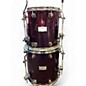 Used Mapex 6 Piece CUSTOM SATURN SERIES PRO BLACK CHERRY Drum Kit