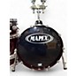 Used Mapex 6 Piece CUSTOM SATURN SERIES PRO BLACK CHERRY Drum Kit