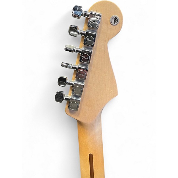 Used Fender Standard Stratocaster Left Handed Burgundy Electric Guitar