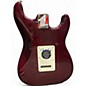 Used Fender Standard Stratocaster Left Handed Burgundy Electric Guitar