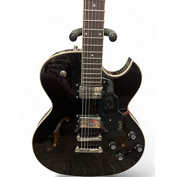 Used Guild Starfire Black Hollow Body Electric Guitar