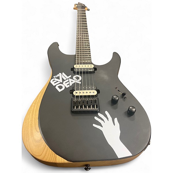 Used Schecter Guitar Research REAPER-6 Black Solid Body Electric Guitar