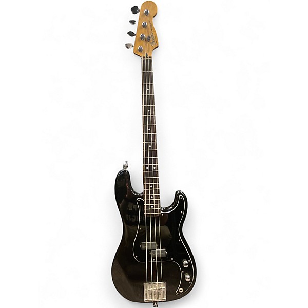 Used Fender Standard Precision Bass Black Electric Bass Guitar