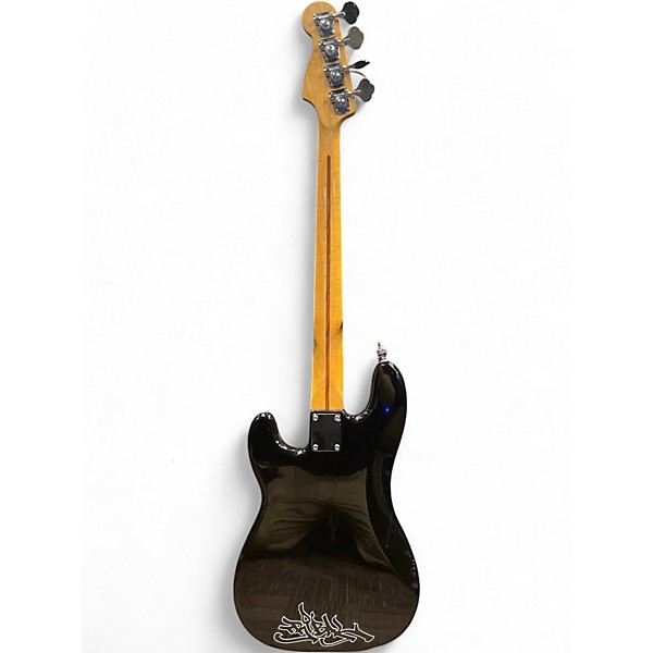 Used Fender Standard Precision Bass Black Electric Bass Guitar