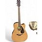 Used Yamaha FGX800C Natural Acoustic Electric Guitar thumbnail