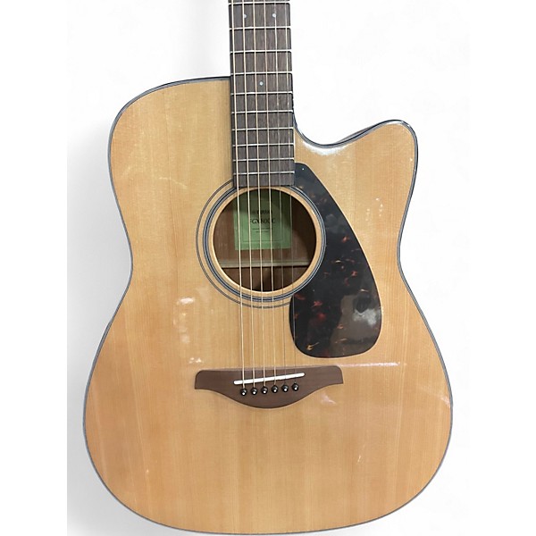 Used Yamaha FGX800C Natural Acoustic Electric Guitar
