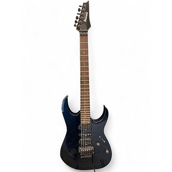 Used Ibanez RG1570 Prestige Series Mirage Blue Solid Body Electric Guitar