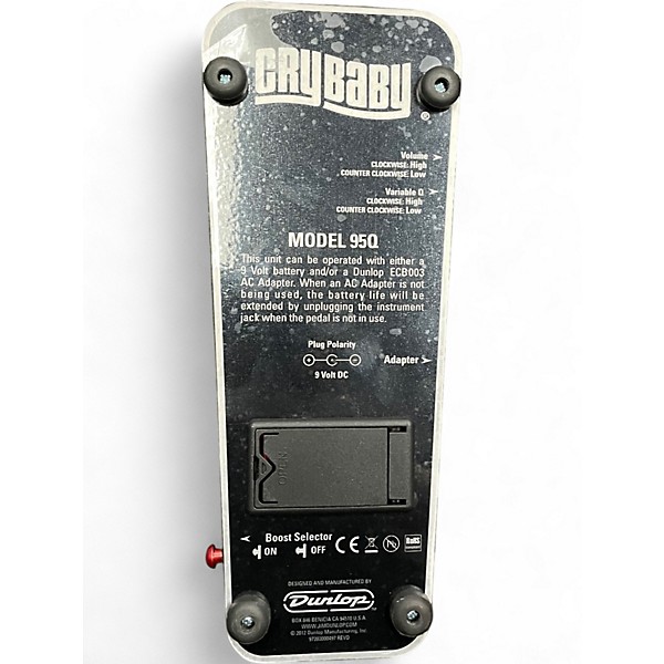 Used Dunlop 95Q Cry Baby Wah Effect Pedal