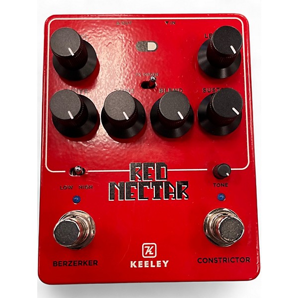 Used 2026 Keeley Red Nectar Overdrive Compressor Effect Pedal
