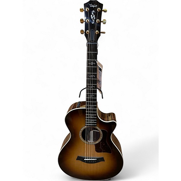 Used Taylor custom 412ce 2 Tone Sunburst Acoustic Electric Guitar