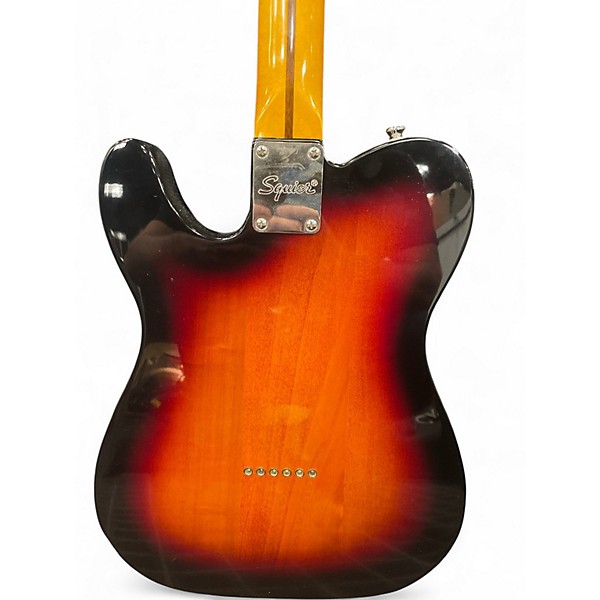 Used Squier Telecaster Custom Tobacco Burst Solid Body Electric Guitar