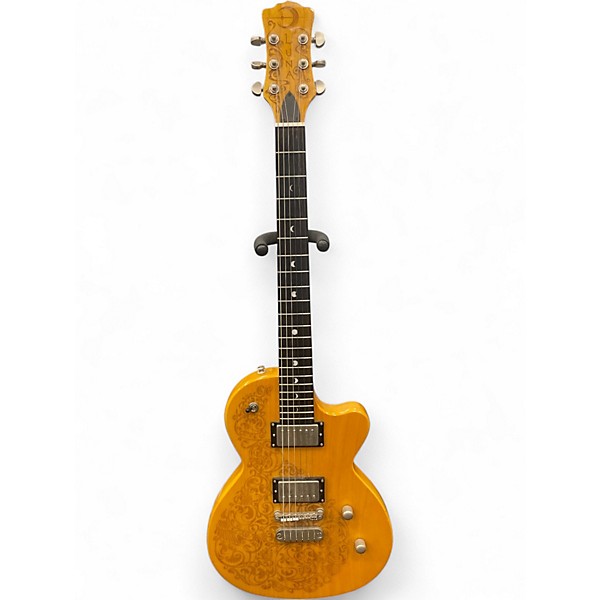 Used Luna Sol Henna Scorpion Natural Solid Body Electric Guitar