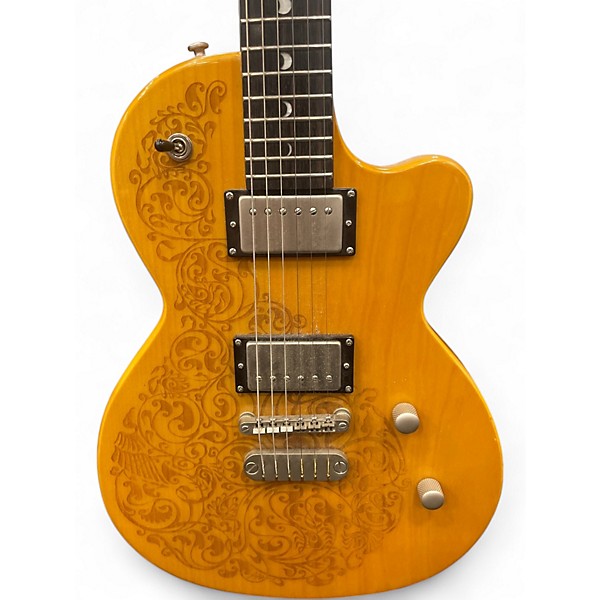 Used Luna Sol Henna Scorpion Natural Solid Body Electric Guitar