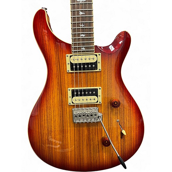Used PRS SE Custom 24 2 Tone Sunburst Solid Body Electric Guitar