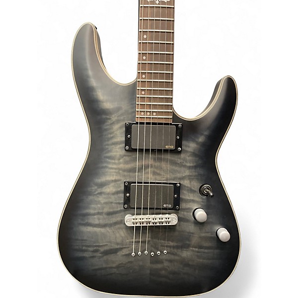 Used Schecter Guitar Research C1 Platinum Gray Solid Body Electric Guitar