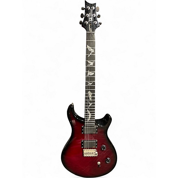 Used PRS Paul Allender Signature SE Candy Red Burst Solid Body Electric Guitar
