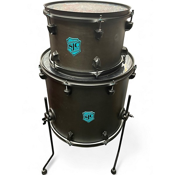 Used SJC Drums 3 Piece PATHFINDER Black Drum Kit