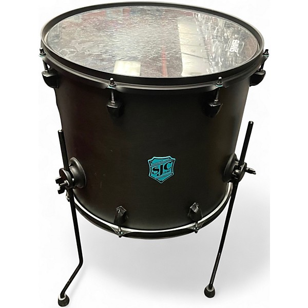 Used SJC Drums 3 Piece PATHFINDER Black Drum Kit