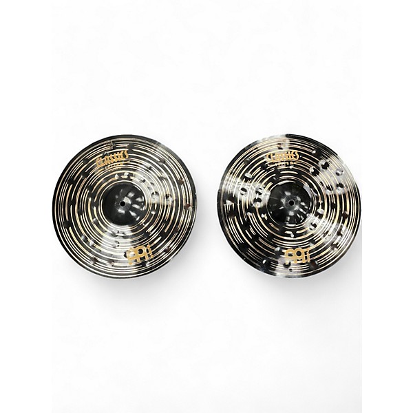 Used MEINL 14in Dark Hihat Pair Cymbal