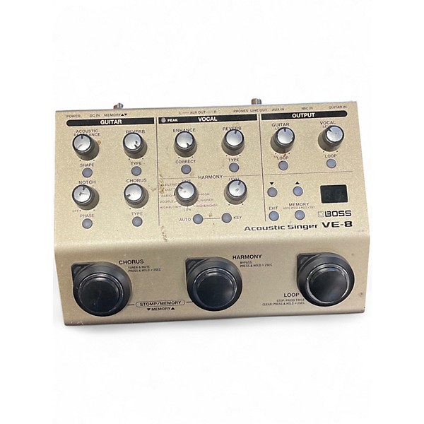 Used BOSS VE8 Acoustic Singer Effect Processor