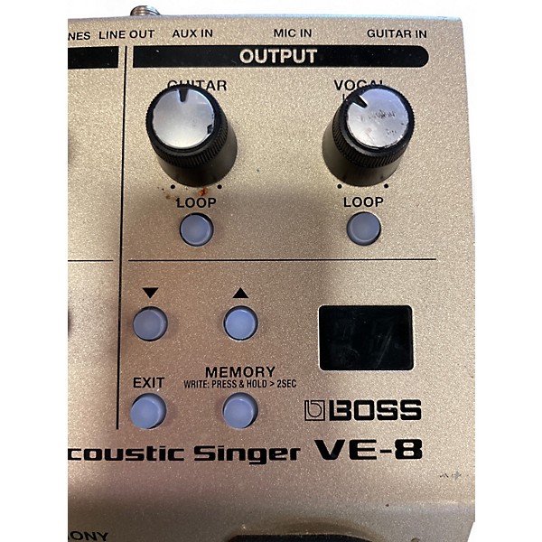 Used BOSS VE8 Acoustic Singer Effect Processor