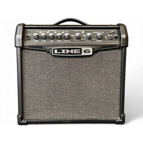 Used Line 6 Spider IV 15W 1X8 Guitar Combo Amp