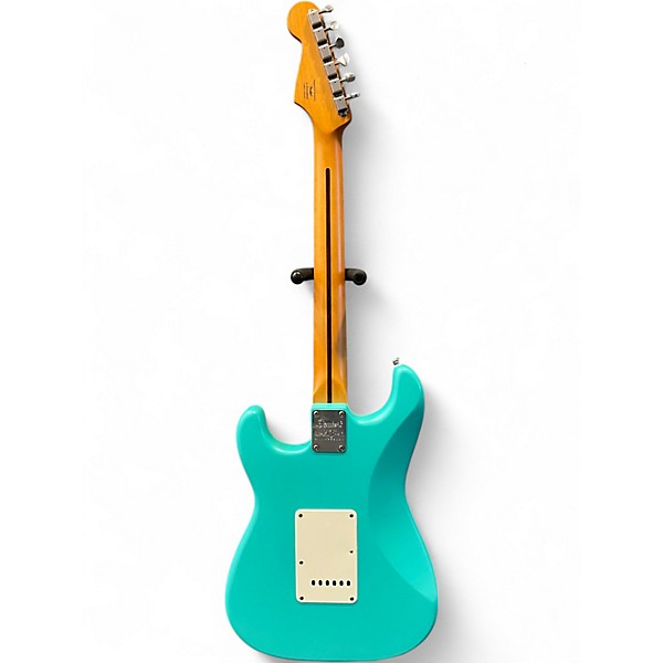 Used Squier 40th Anniversary Vintage Edition Satin Sonic Blue Solid Body Electric Guitar