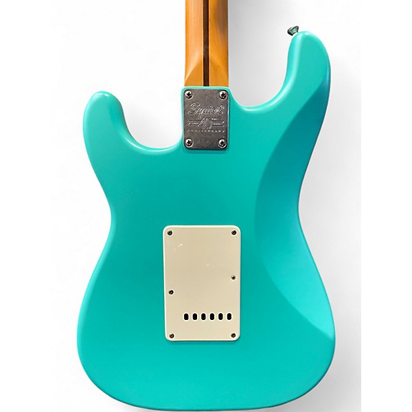 Used Squier 40th Anniversary Vintage Edition Satin Sonic Blue Solid Body Electric Guitar