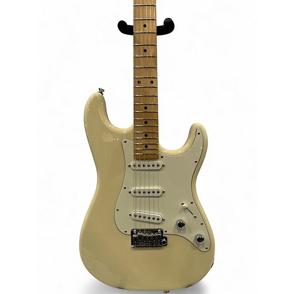 Used 2024 Schecter Guitar Research USA Custom Shop Traditional SSS Vintage White Solid Body Electric Guitar
