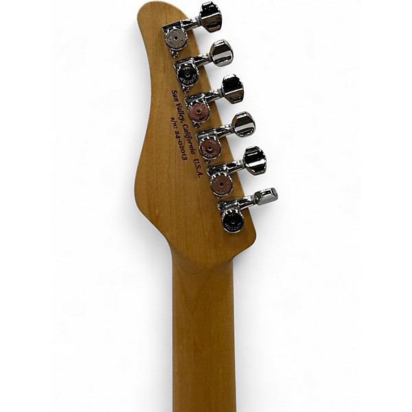 Used 2024 Schecter Guitar Research USA Custom Shop Traditional SSS Vintage White Solid Body Electric Guitar