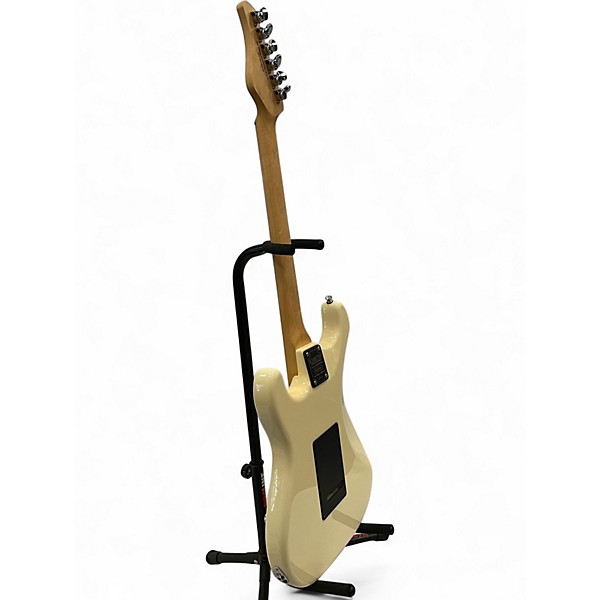 Used 2024 Schecter Guitar Research USA Custom Shop Traditional SSS Vintage White Solid Body Electric Guitar