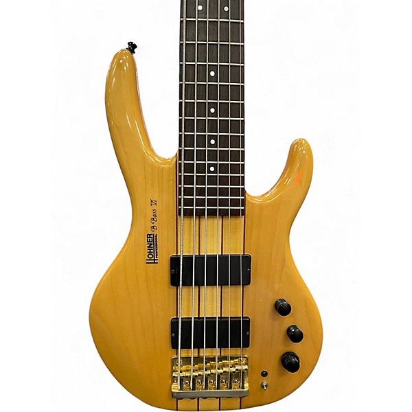 Used Hofner B BASS VI Natural Electric Bass Guitar