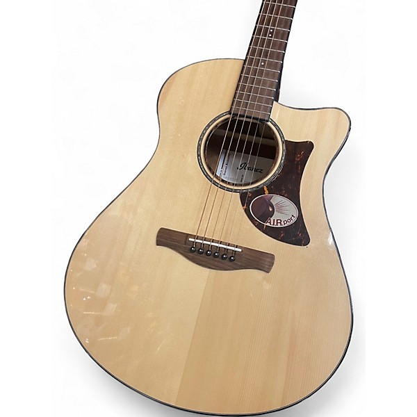 Used Ibanez AAM300CE Natural Acoustic Electric Guitar