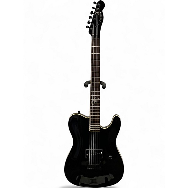 Used 2003 Fender Esquire Scorpion Black Solid Body Electric Guitar