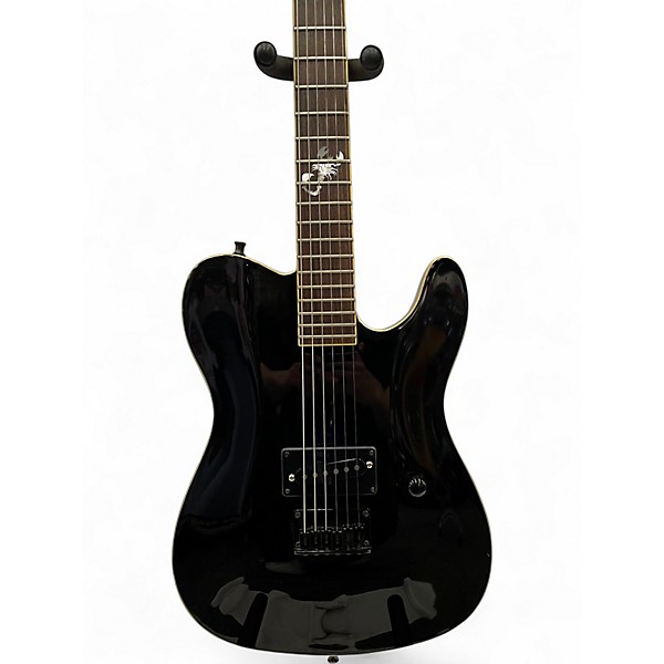 Used 2003 Fender Esquire Scorpion Black Solid Body Electric Guitar