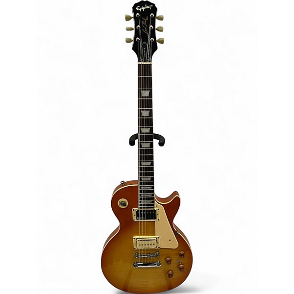 Used 1998 Epiphone LES PAUL Honey Burst Solid Body Electric Guitar
