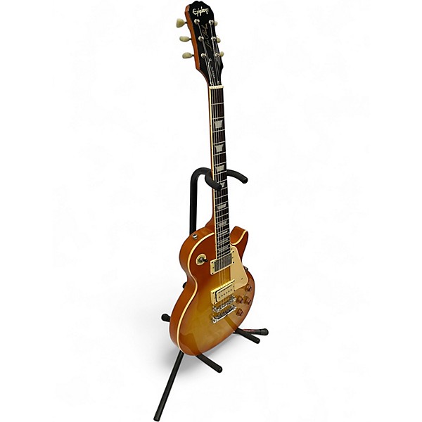 Used 1998 Epiphone LES PAUL Honey Burst Solid Body Electric Guitar