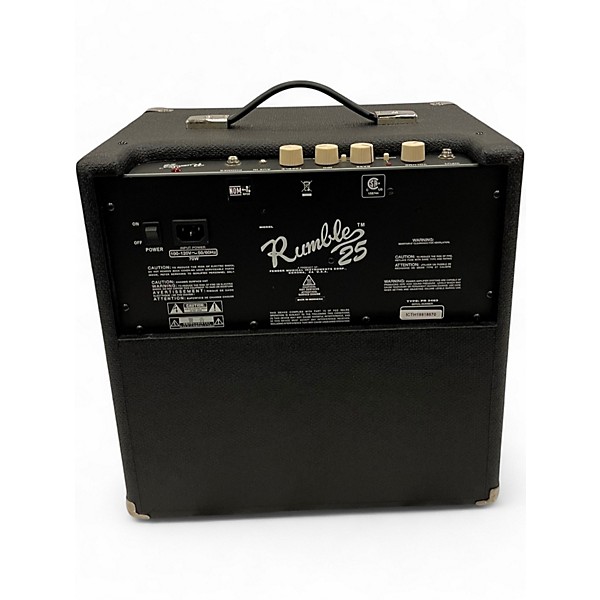 Used 2019 Fender RUMBLE 25 V3 Bass Combo Amp